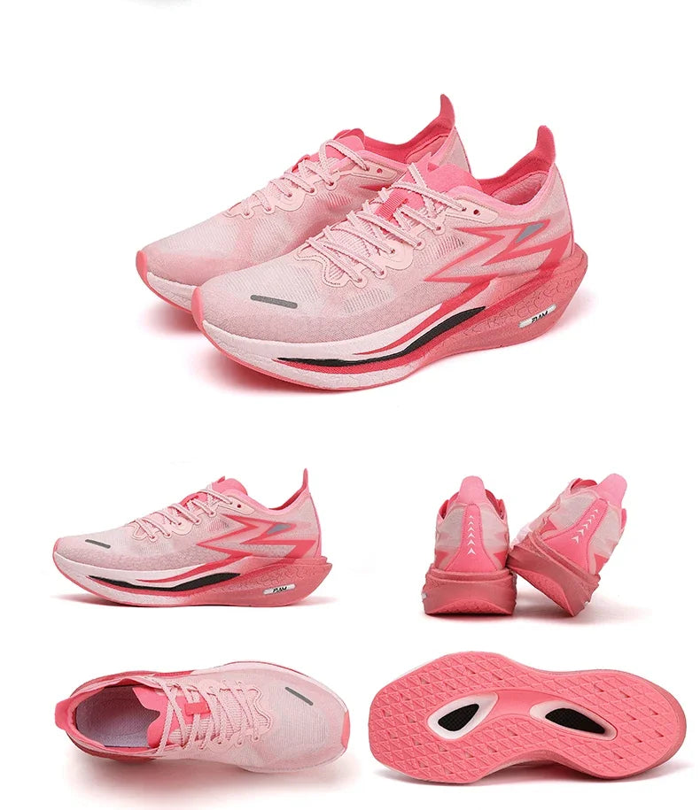 Running Shoes Carbon Board Marathon Men Sports Breathable/Lightweight Women's Comfortable Athletic Nonskid Sneakers ﻿