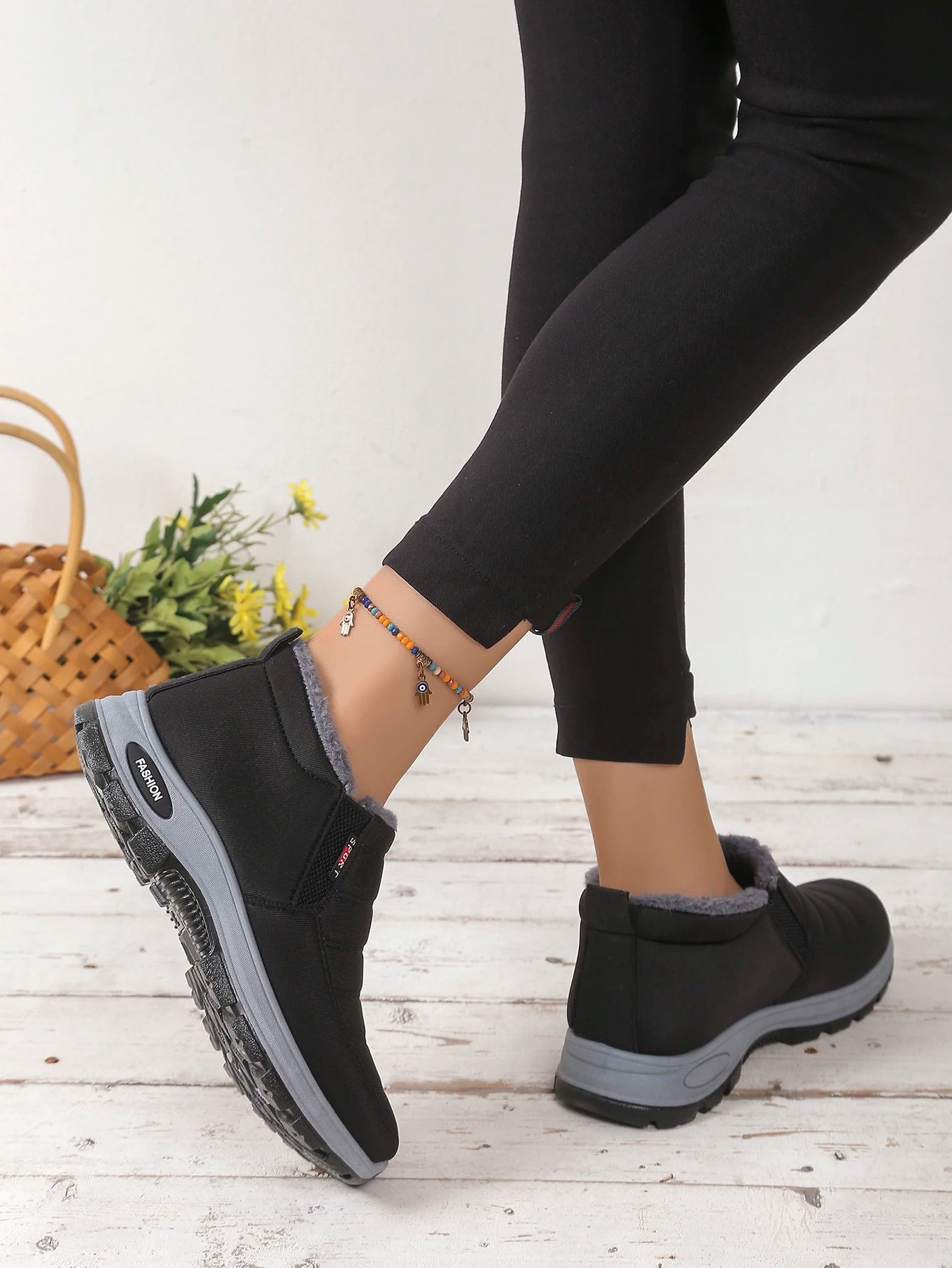 Women's shoes Autumn winter Casual cotton Warm/Wear Resistant Chunky Sole Affordable Free shipping