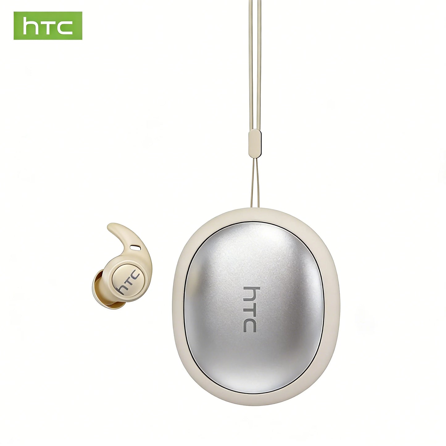 HTC NE76 OWS wireless earbuds with intelligent AI translation/50-hour battery life, low latency for music, the desk, sleep, and sport