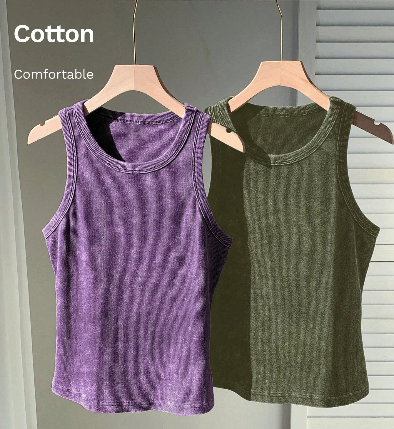 3PCS Set Cotton Camisole Vest Paired Summer Slim Fit Clothing/Simple Versatile Basic Top Breathable Women's Korean Style Tops