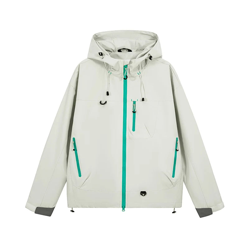 Autumn Sports Jacket Waterproof Windproof Jacket Men Women Outdoor/Sports Hiking Running Mountaineering Hooded Casual Sport Coat