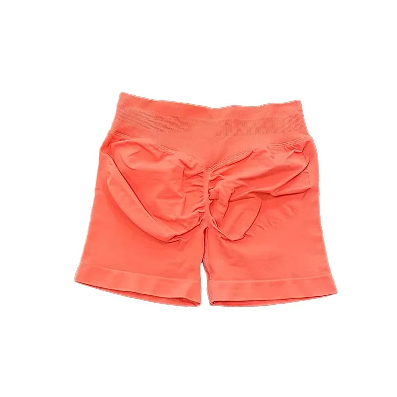 Impact Shorts with Logo Women Seamless Yoga Shorts/Scrunch Gym Shorts Workout Biker Short Fitness