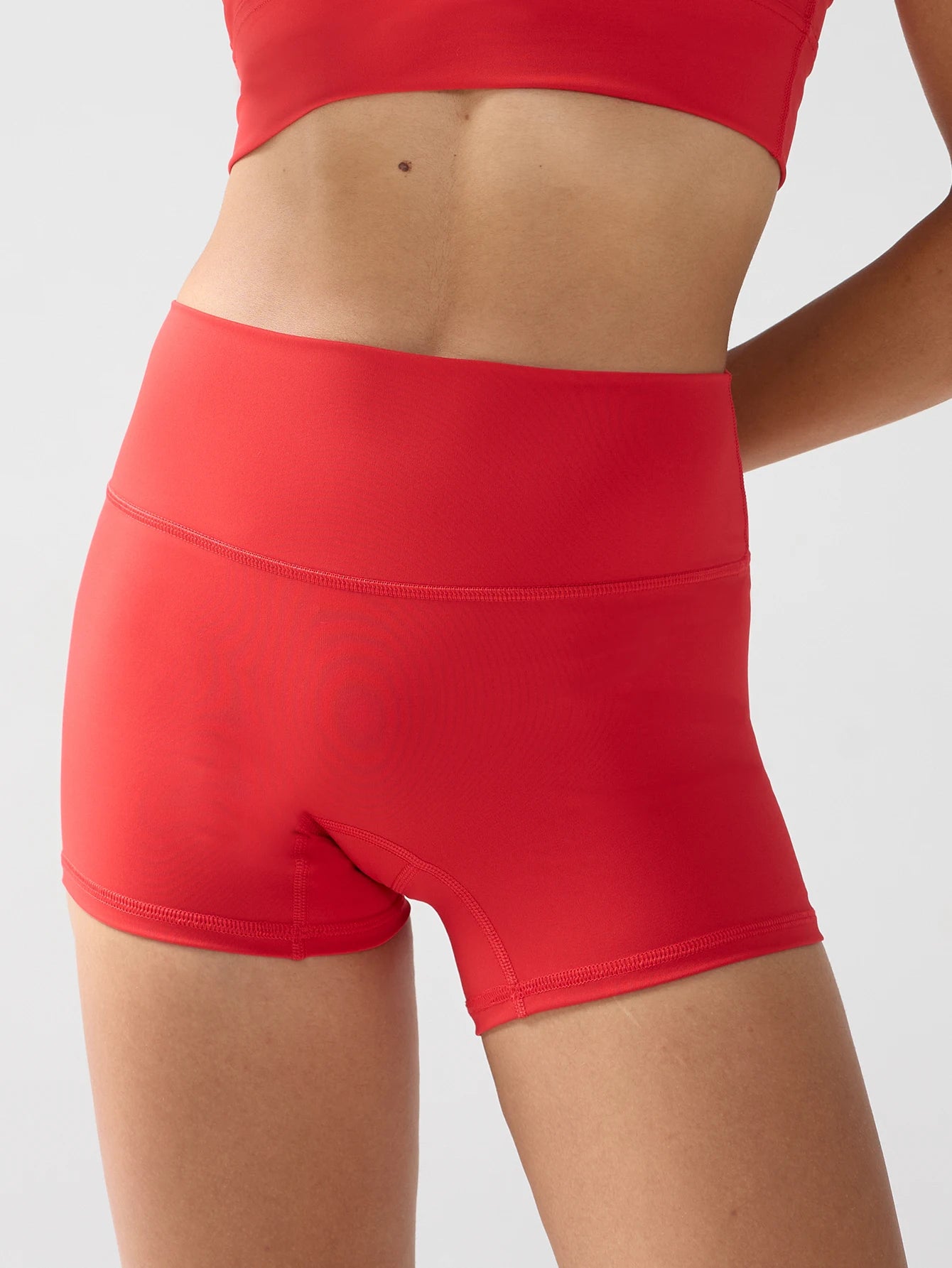 Women's Sports Yoga Shorts with High Waist Hip Lift Fitness/Running Cycling, 3-point Shorts Quick Drying Women's Yoga Short