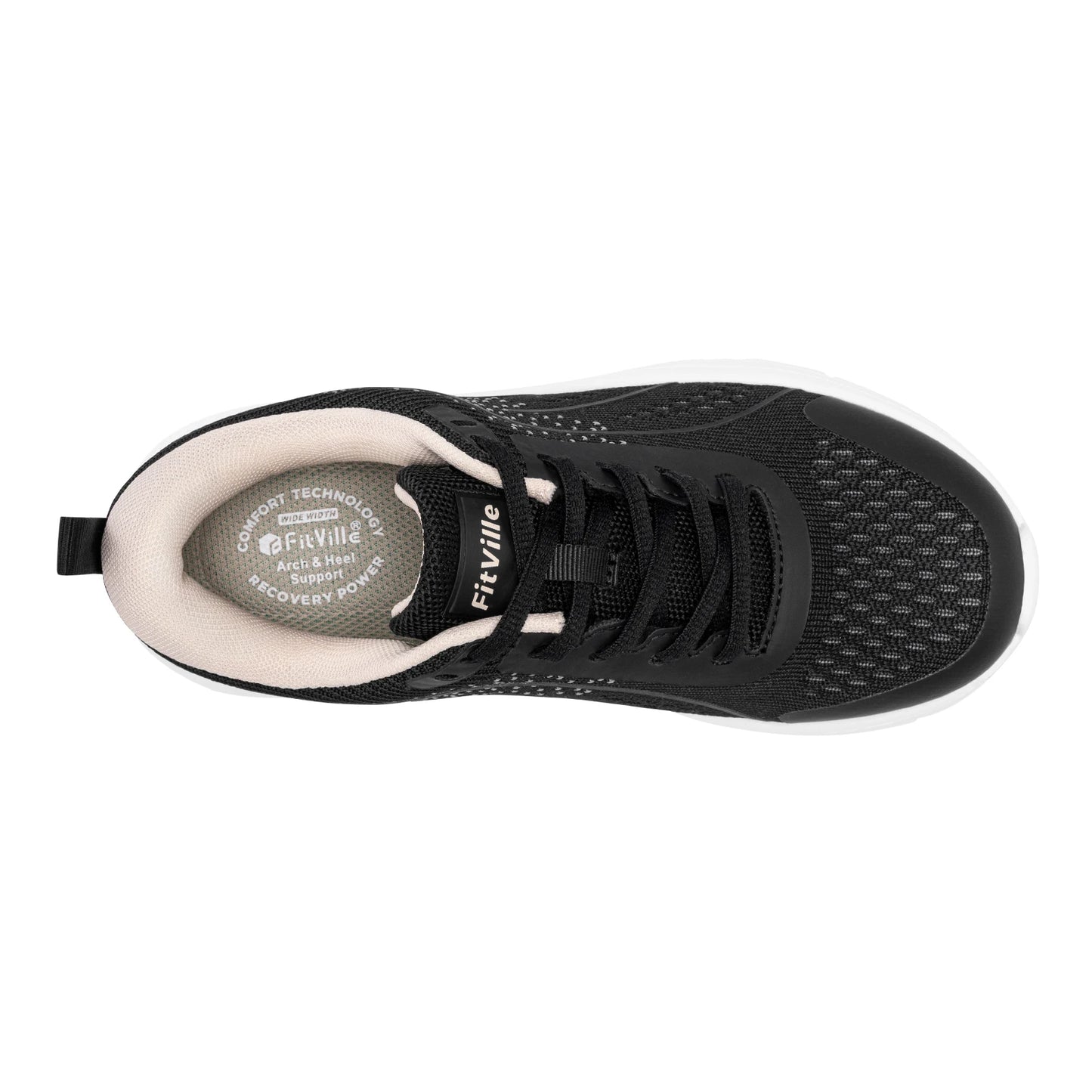 FitVille Women's Walking Shoes Running Sneakers/Lightweight Breathable Athletic Tennis Footwear Sport Shoes