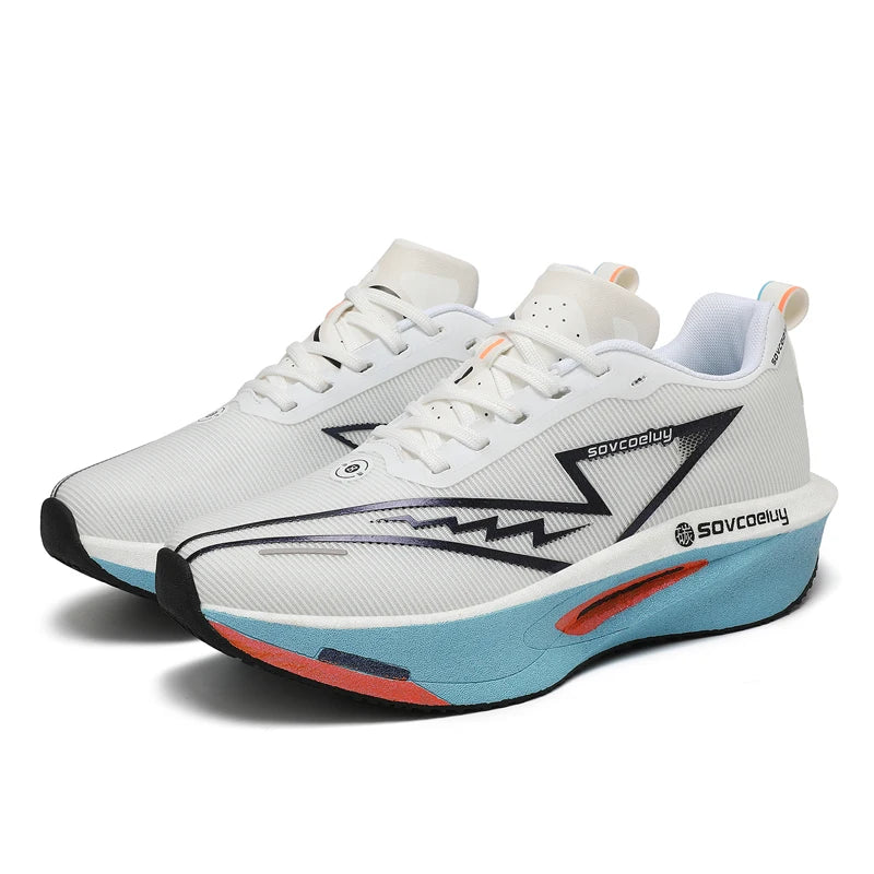 Running Shoes Carbon Marathon Men Sports Breathable/Lightweight Women's Comfortable Athletic Nonskid Sneakers