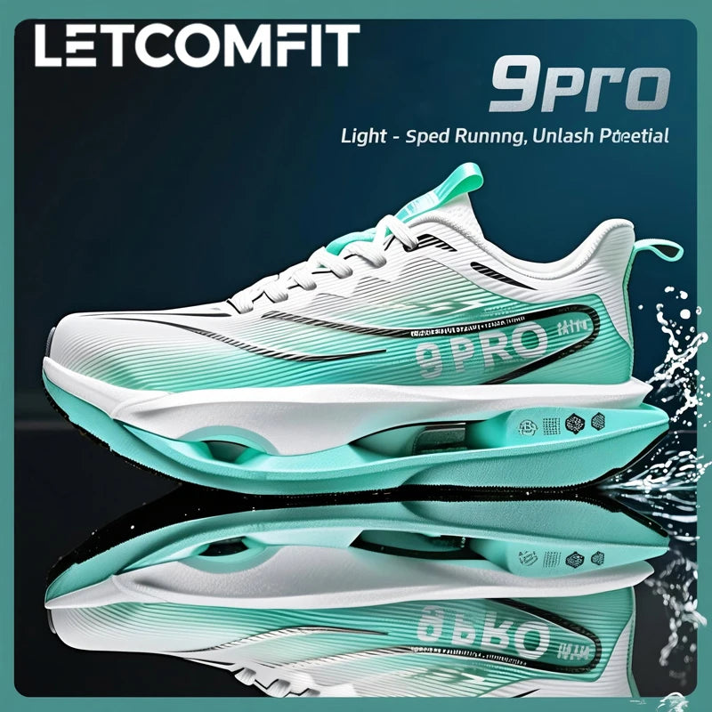 Men Running Shoes Cushion Stable Lightweight Sport Shoes Mesh Breathable/Casual Sneakers Women Non-slip Outdoor Athletic Shoes