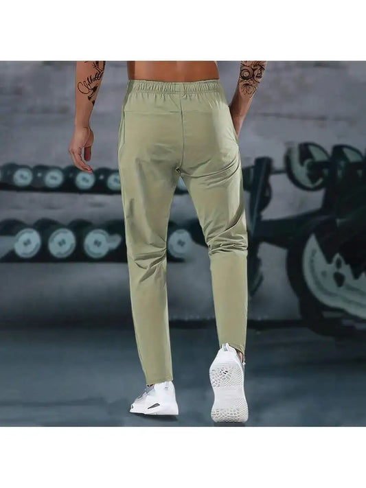 Men's Sweatpants Lightweight Active Pants Quick Dry/For Running Jogging Golf With Zipper Pockets