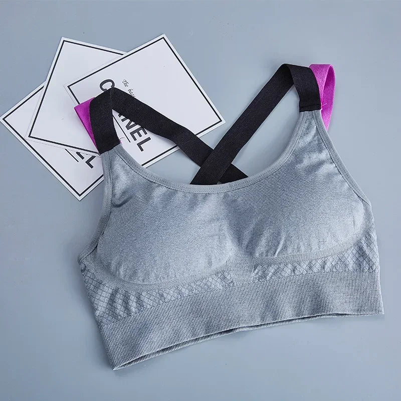 Sports Bra for Women Gym Seamless High Impact Sports Bra Yoga/Fitness Top Female Underwear Push-up bra Sportswear bralette