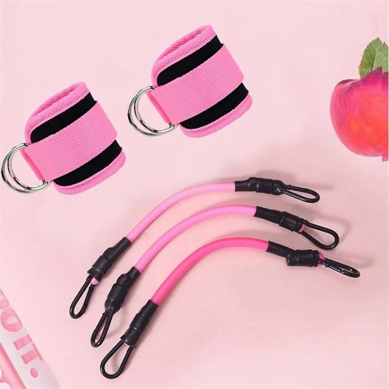 Fitness Workout Exercise Equipment Resistance Band Set Ankle Straps/Yoga Elastic Fitness Bands Gym Man And Woman Sport