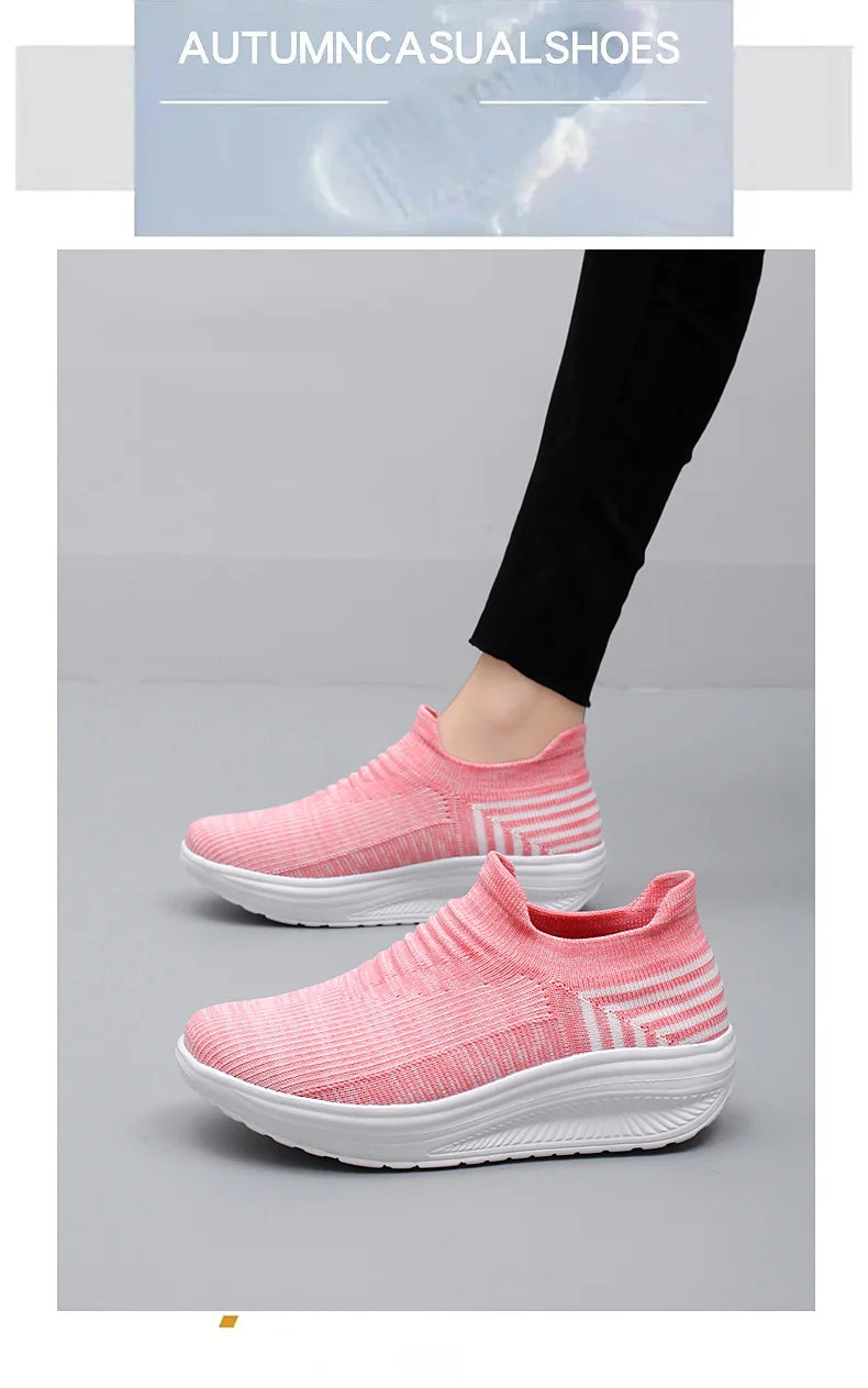 Shoes for Women Spring Autumn Breathable Fashion Platform Sneakers/Women Casual Women Shoes Loafers Walking