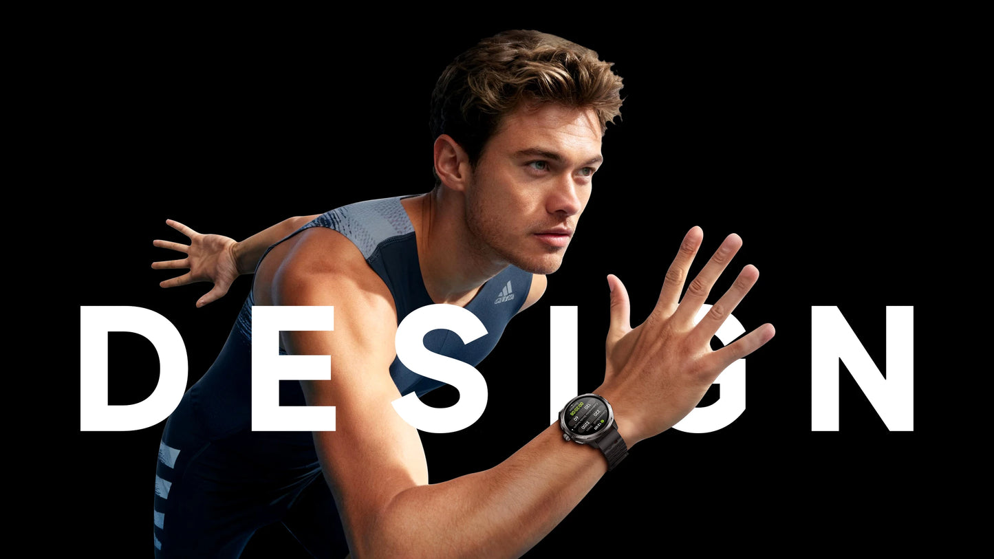 Ulefone Armor Watch Pro 1.5" AMOLED Smartwatch with Built-in GPS/Heart Rate Monitoring Sports Watch for Men & Women