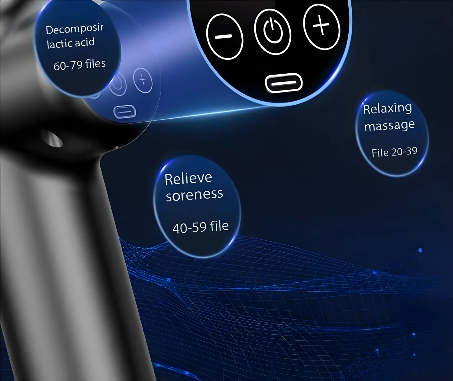 Lenovo N2 N3 Muscle Relaxation Massager Genuine Brand Fascia Gun/6-8Massage Head Relieve Muscle Tension and Soreness Portable