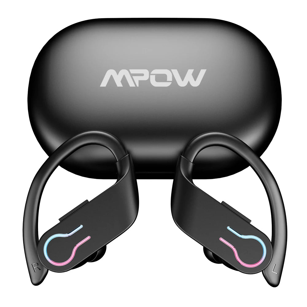 Mpow Q63 Bluetooth 5.3 Earphones Sports Headset Wireless In-Ear/200H Standby Time IPX7 Waterproof HiFi Stereo Gaming Earbuds