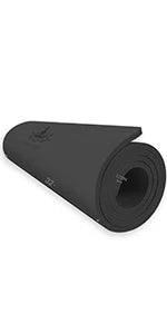 Yoga Large TPE Yoga Mat 6'x4'x1/2" Extra Thick Non-Slip Exercise Mat/for Yoga Pilates & Home Gym Workouts