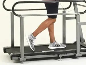 Senior Fitness Recovery Treadmill, Full Length Safety Rails/Fitness Equipment Exercise Treadmill