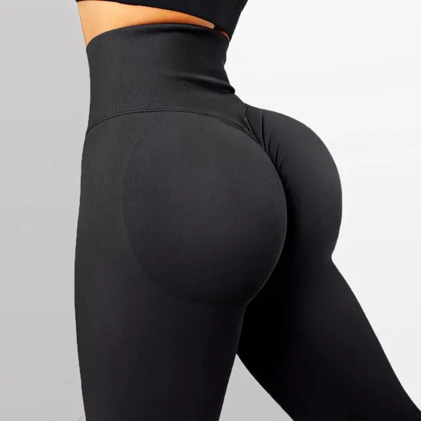 Seamless Knitted Fitness GYM Pants Women's High Waist/Tight Leggings Nude Yoga Pants