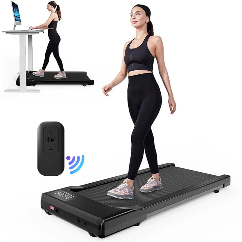 Treadmills 39.37inch Running Belt 2in1 Under Desk for Home Office Treadmill/Walking pad 2.5HP Remote Control 5MPH Exercise Machine