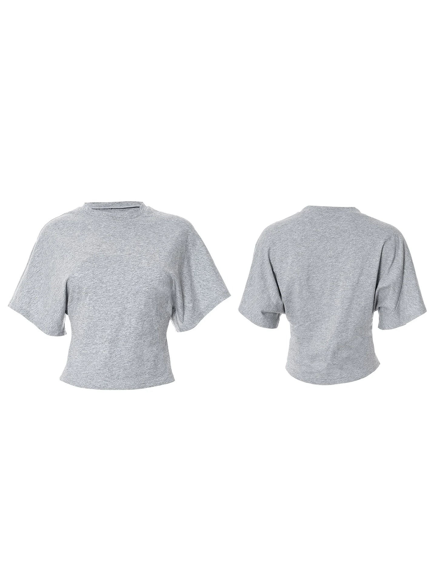 Ladies Short Sleeve Tees in Vibrant Colors with Round Neckline/Perfect for Summer Casual Outfits and Street Style Fashion
