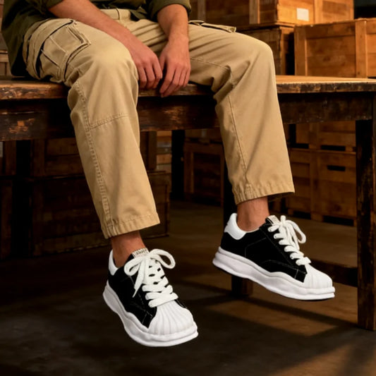 Designer Thick Heel Mixed Color Men Sneakers Fashion All Match/Platform Casual Trainers Runway Sport Unisex Shoes Large Size New