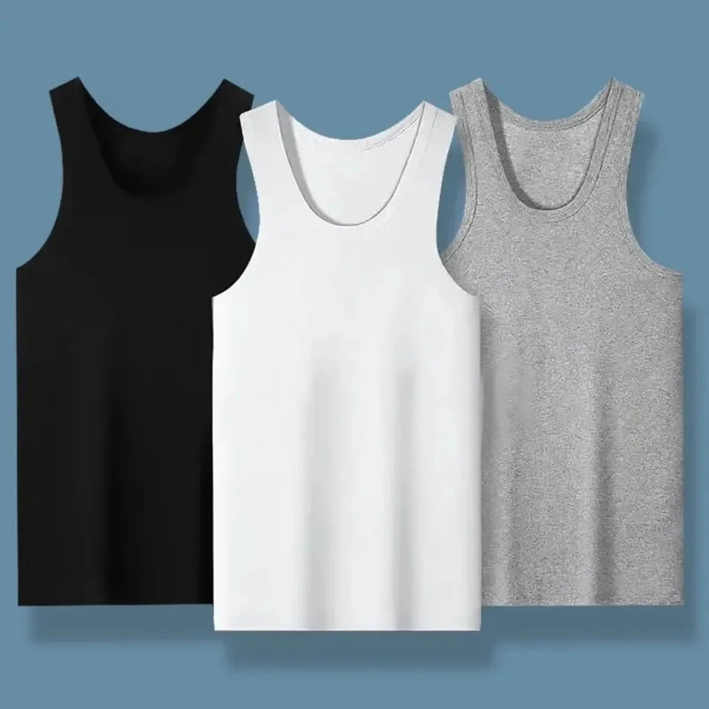 Lightweight Cotton Tight Vest Sports Casual Family/Outdoor Tight Top Breathable Quick Drying Vest