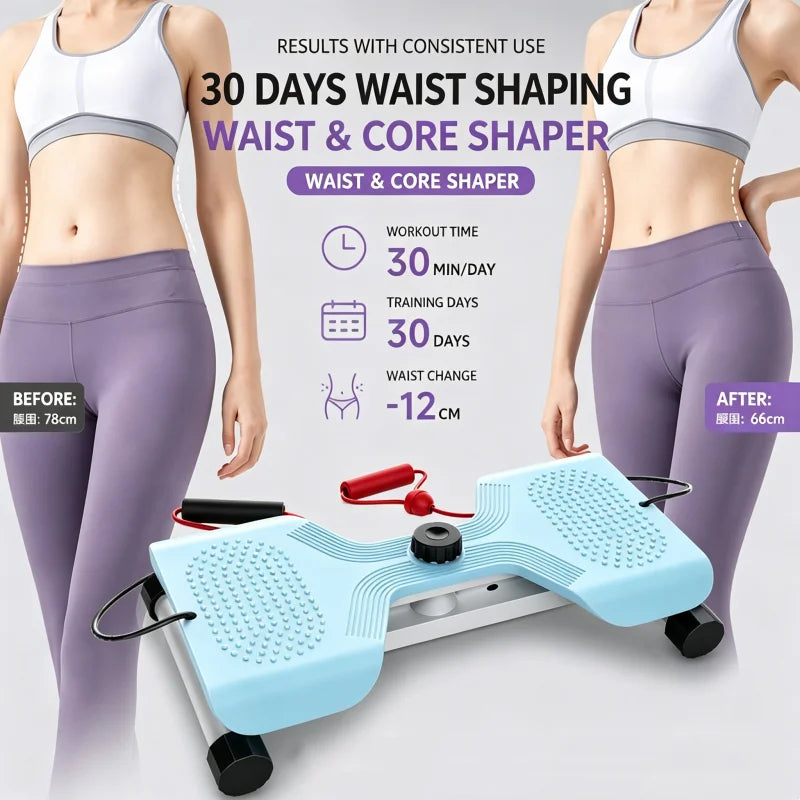 Indoor Waist Twisting Machine Turntable Thin Waist Thin Legs/Indoor Home Fitness Equipment Mute Load 150kg Twisting Board