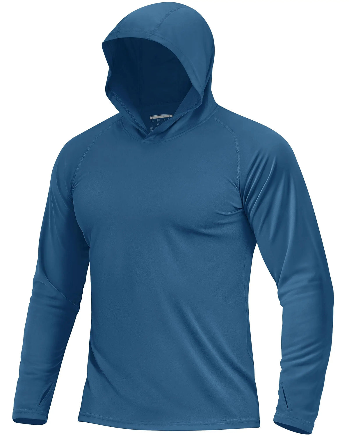 Men's UPF 50+ Sun Protection Hoodie Shirt Long Sleeve Quick Dry/Fishing Shirt Lightweight Outdoor Hiking Workout T-Shirt