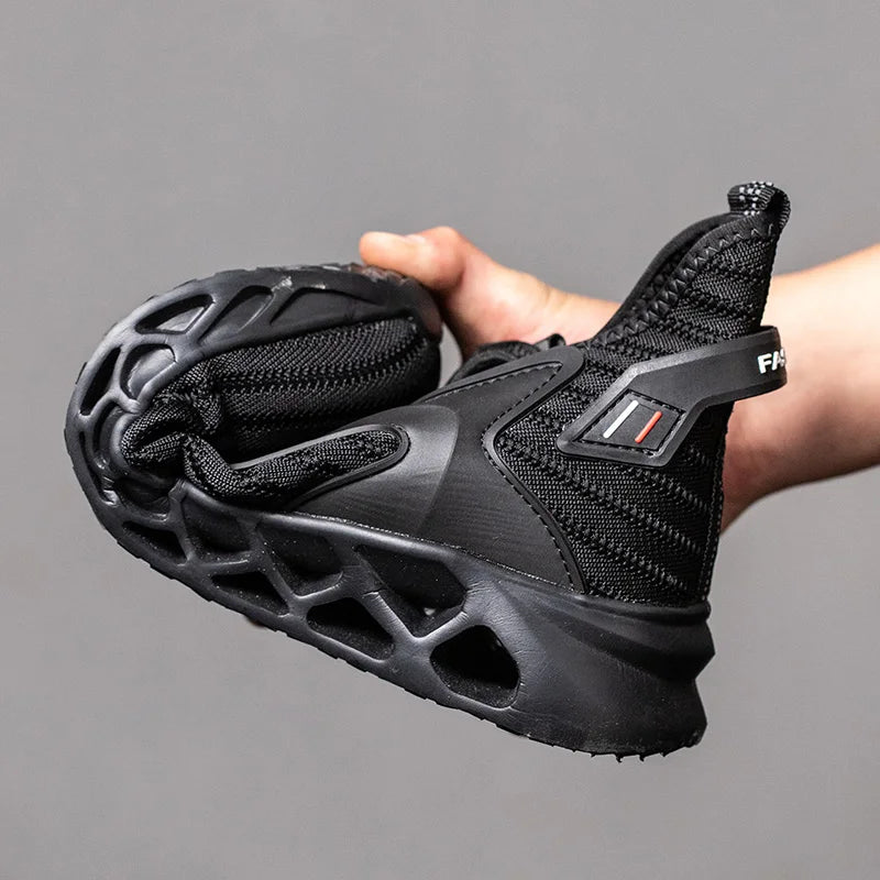 Safety Shoes Steel Toe Boots for Men Comfortable Work Shoes/Anti shock Anti-Drop Work Sneakers Protective Boots