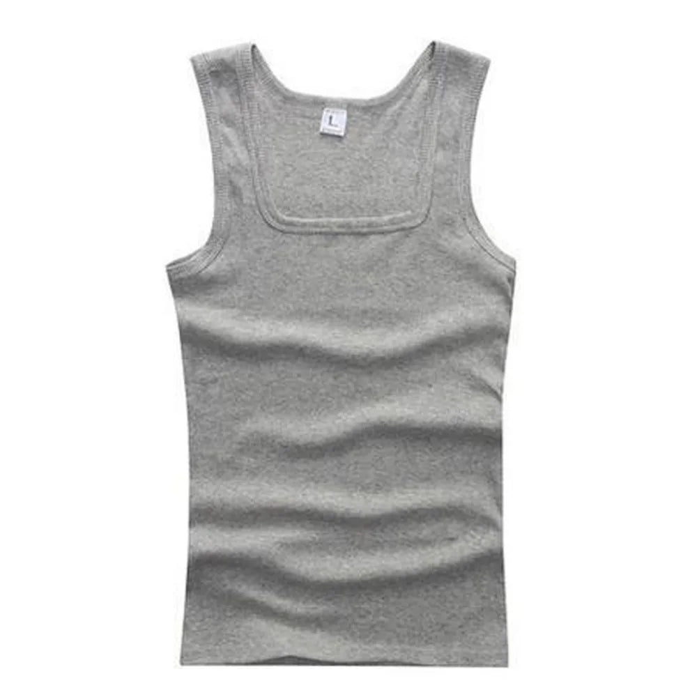 Summer Plus Size Men Clothing Tank Tops Sleeveless/Fitness Men Vest Casual Bodybuilding Vest New Tank Top