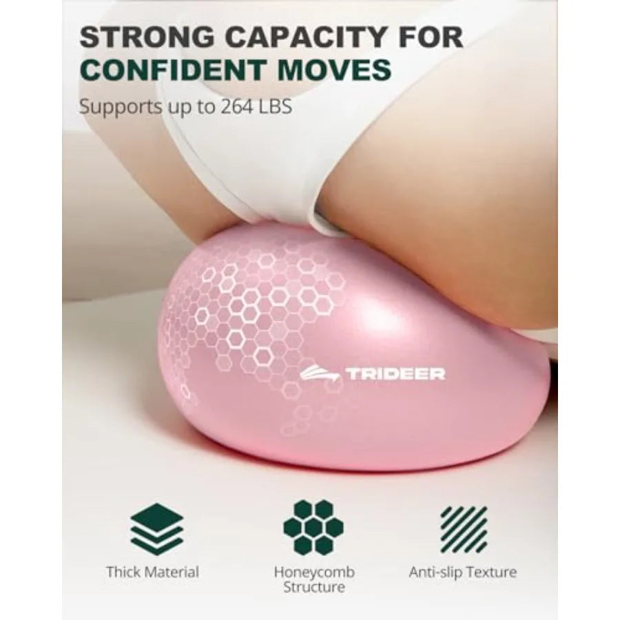 Exercise Ball for Yoga Pilates and Fitness Stability Ball Equipment/ for Home Gym and Office Chair, Core and Balance Training