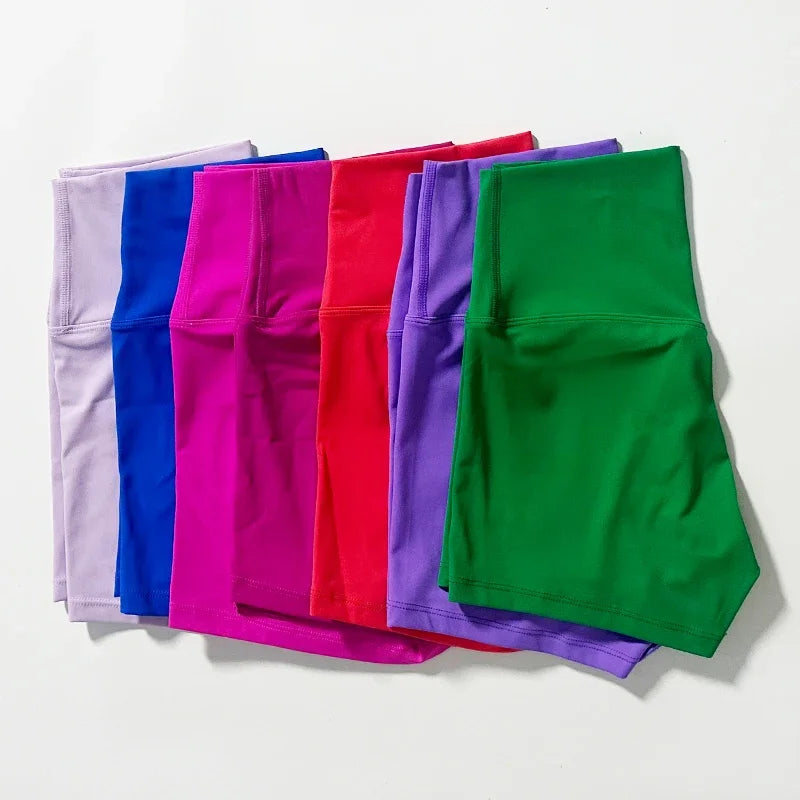 Women High Waist Biker Shorts High Elastic Slim Fit Butt Lift/Yoga Shorts For Gym Running Workout Fitness Activewear