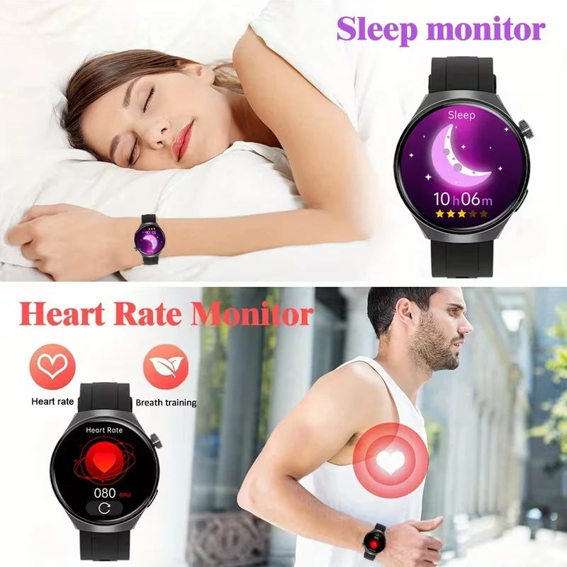 SENBONO Men's Smart Watch for Women Heart Rate Blood Oxygen/Monitor Bluetooth Call Multiple Sport Modes Smartwatch for Men Women