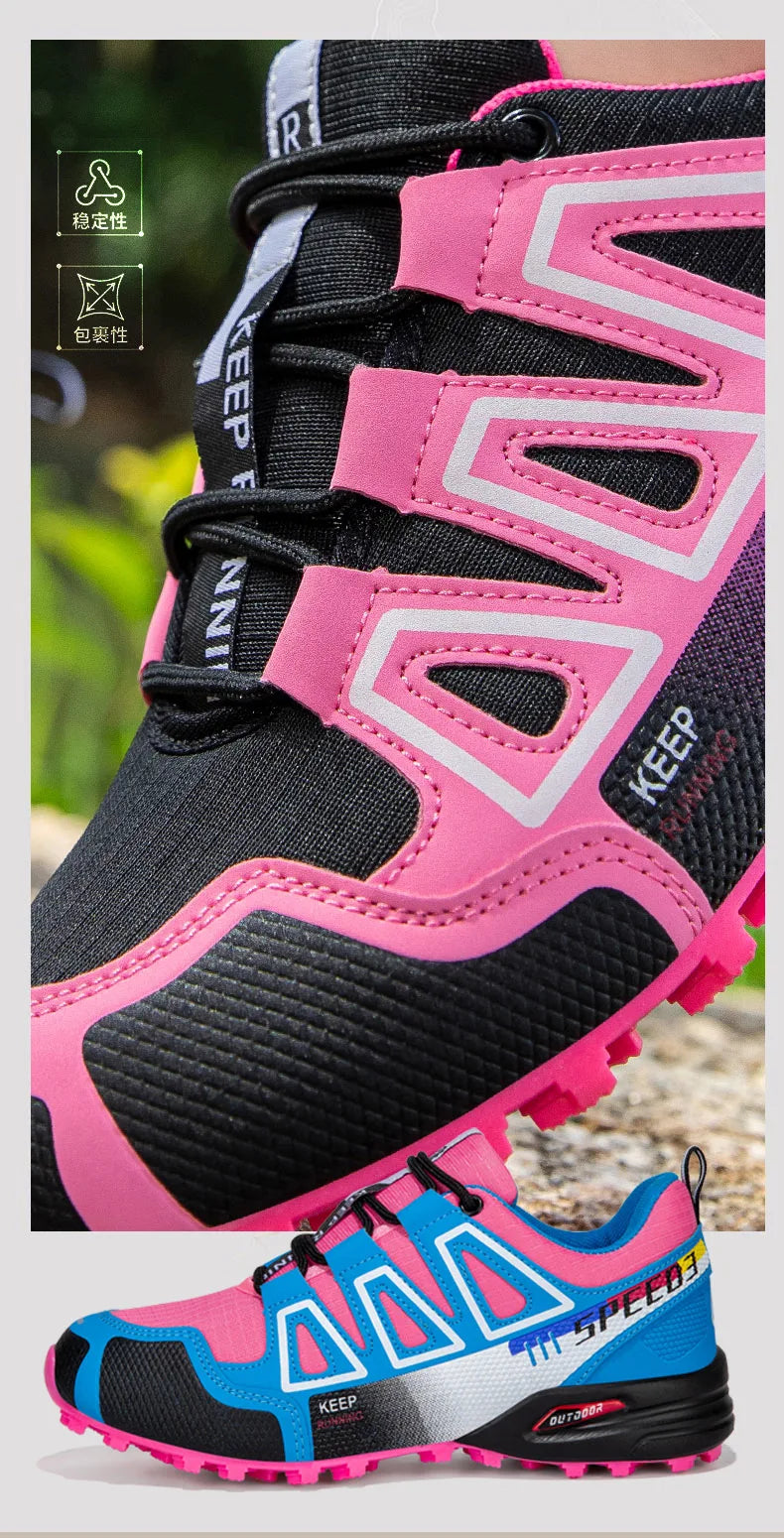 Women's Hiking Shoes Waterproof Outdoor Sports Shoes Women's Walking/Travel Sports Shoes Bicycle Sports Shoes Running Shoes