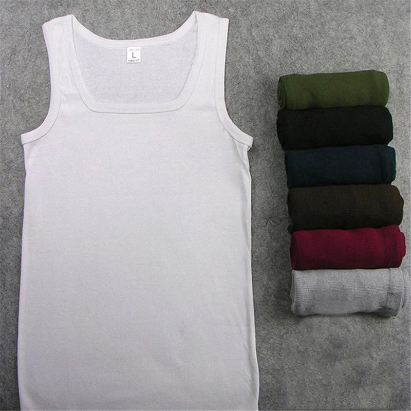 HOT Summer Male clothes Women Basic Elastic Tank Tops/100% Pure Cotton Sleeveless Fitness T-shirt Elastic Bodybuilding Vest
