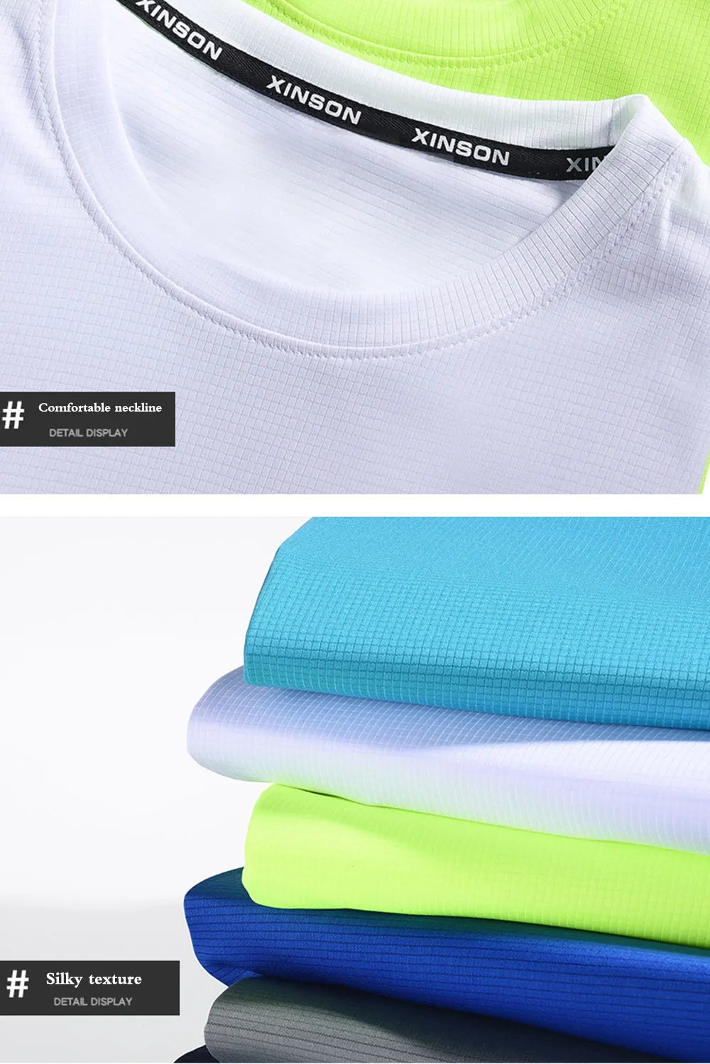 Summer Ice Silk Long Sleeve T-Shirt Men New Quick Dry/Breathable Material Outdoor Sun Protection Running Outer Wear