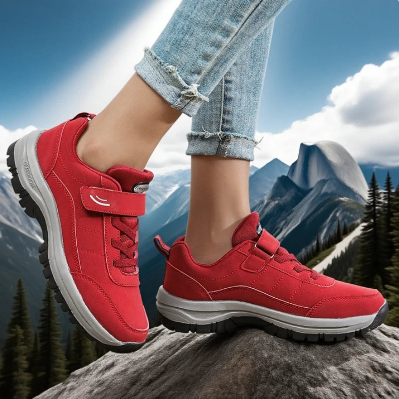 Women's Sneakers Breathable Casual Thick Soled Shoes Slip Resistant/Comfortable Durable Hiking Shoes for All Seasons Popular