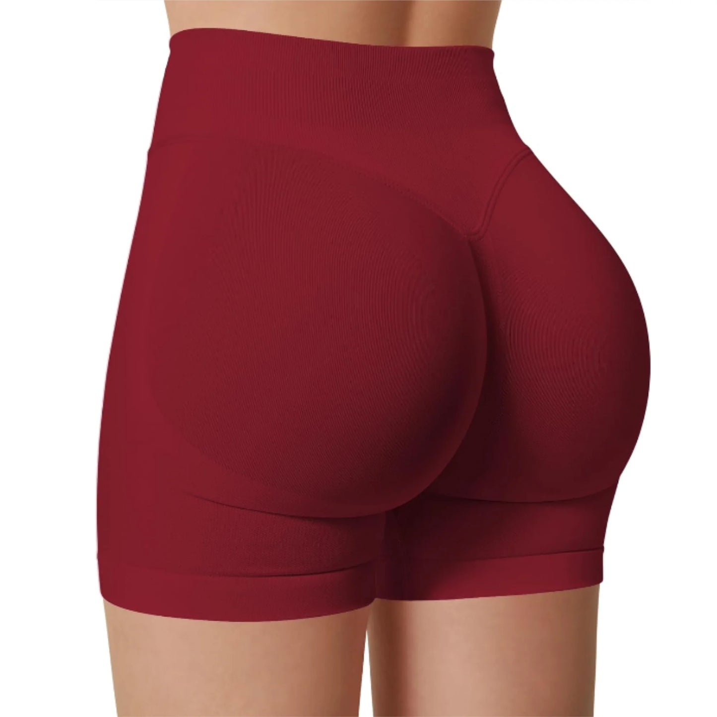 Summer High Waisted Yoga Shorts Fashionable/and Sexy Running Fitness Pants Solid Color Yoga Leggings