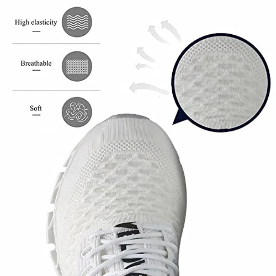 Men's Running Shoes Blade Tennis Walking Fashion Sneakers/Breathable Non Slip Gym Sports Work Trainers