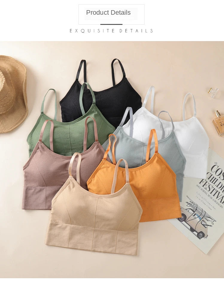 Seamless Bras Women Sports Bra Gym Running Push Up Bralette Padded/Vest Elastic Brassiere Women Fitness Gym Underwear Bra Top