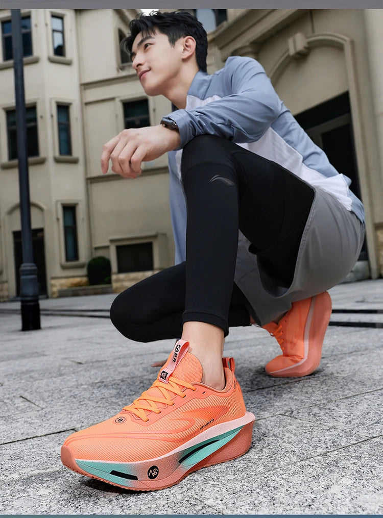 Running Shoes Carbon Board Specialty Sports Marathon Breathable Lightweight Women's Comfortable Athletic Sneakers