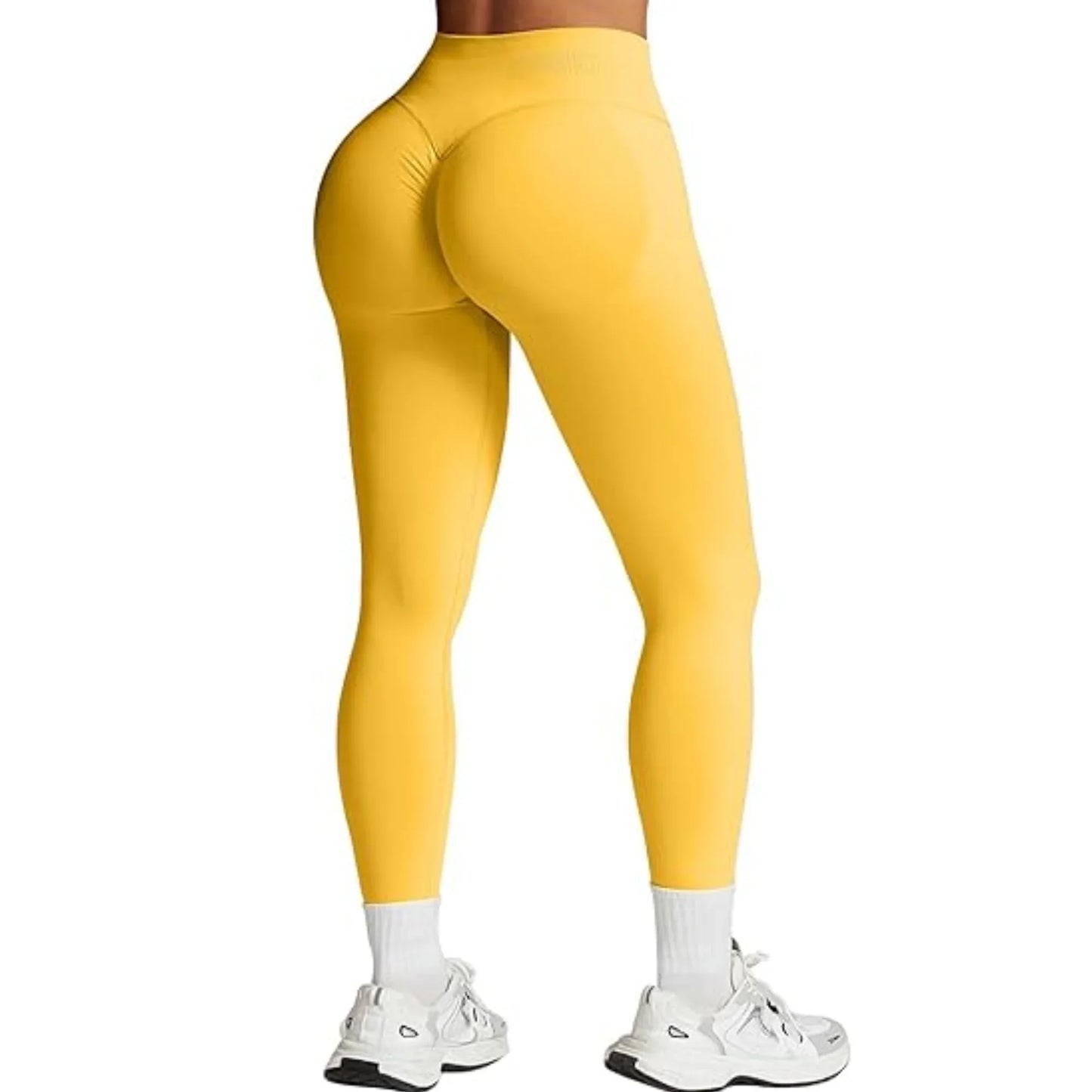 Seamless Women Solid Waist Yoga Pants Three-section Waist Sexy Hip-lifting/Tight Sports Pants Fitness Exercise Yoga Pants