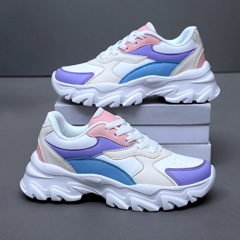 Women Sneakers Fashion Women Vulcanized Shoes High Quality/Flats Shoes for Women Walking Platform Plus Size