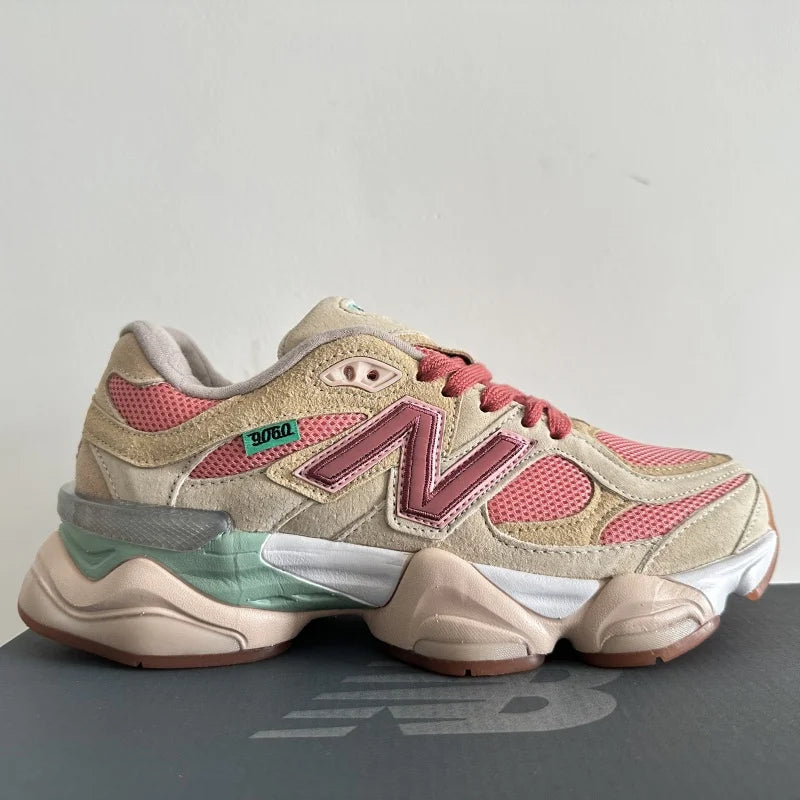 2026 New running shoes Breathable and women's 9060 casual shoes couple mesh retro sneakers