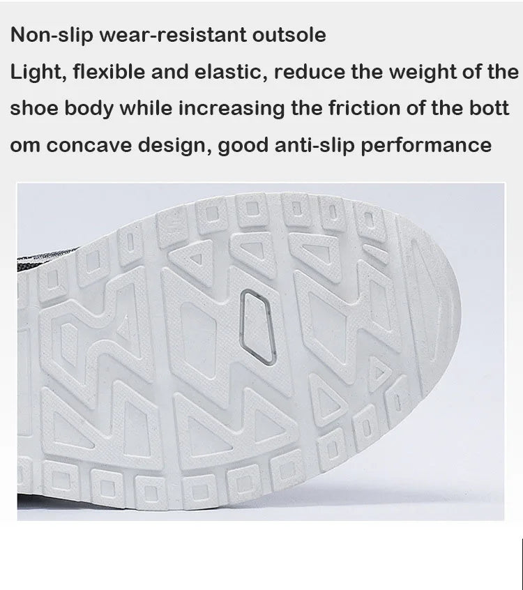 Men's Breathable Mesh Sports Shoes Casual Lightweight Sneakers/Male Comfortable Outdoor Anti-slip Running Shoes