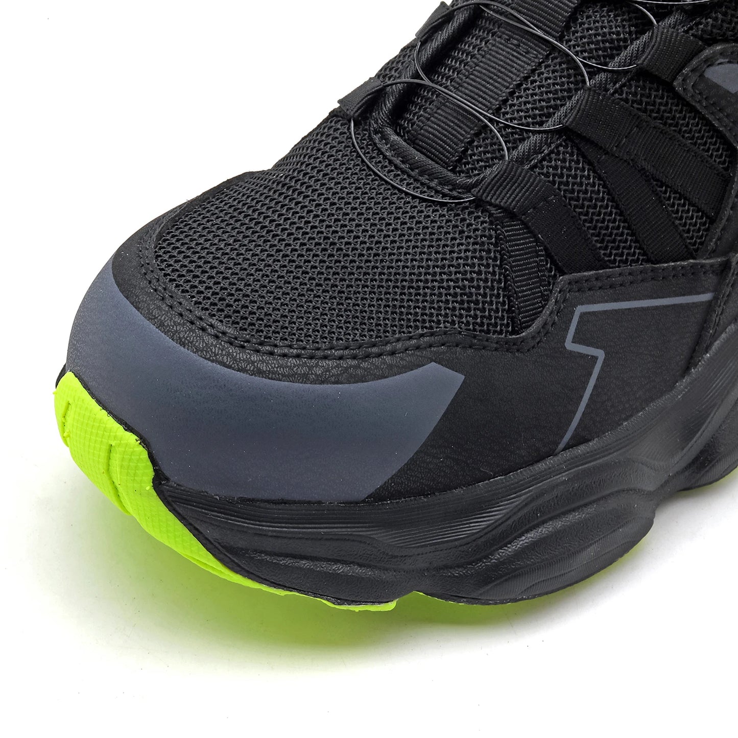 Rotating Button Steel Toe Safety Shoes for Men Lightweight/Work Sneakers Puncture Proof Work Shoes Construction Safety