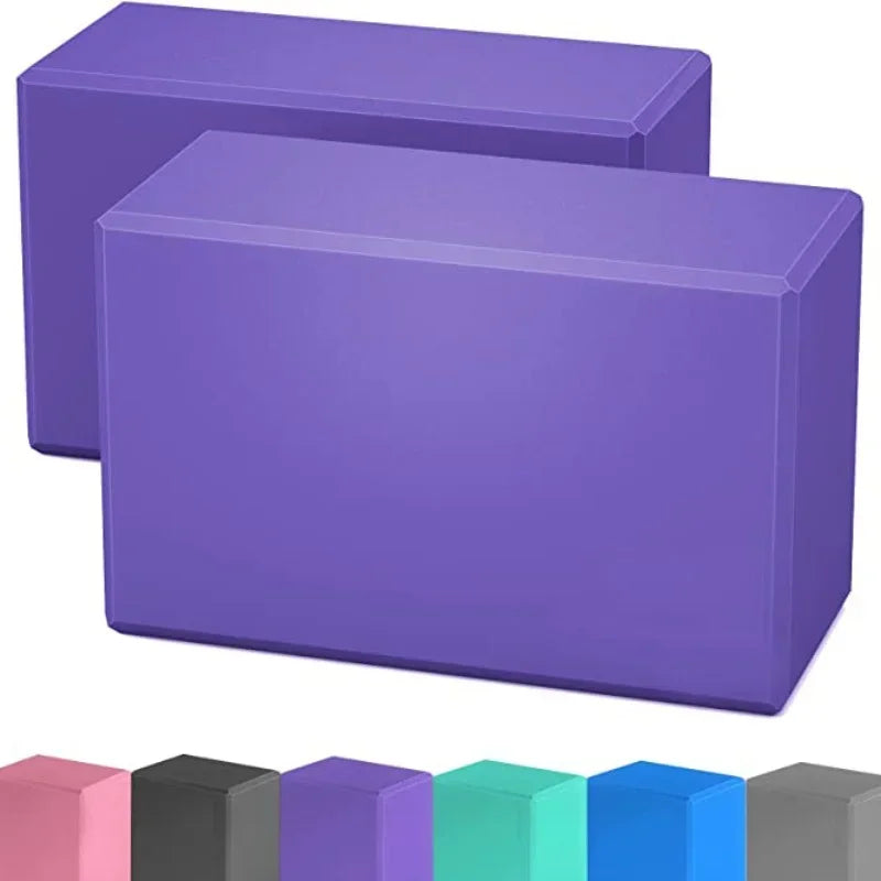 1PCYoga Building Blocks Cubes Pilates Bricks Reinforcement Sport Yoga Supplies/Exercise Home Exercise Equipment Fitness Block