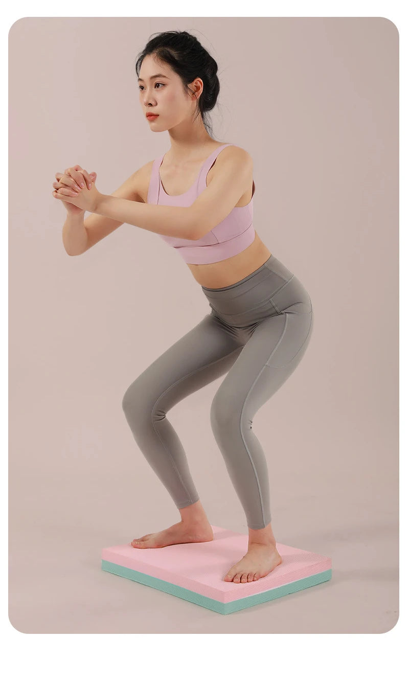 Balance Pad Non-Slip Foam Mat Ankles Knee Pad Cushion/Core Balance Strength Stability Training Fitness Yoga Pad Yoga & Fitness