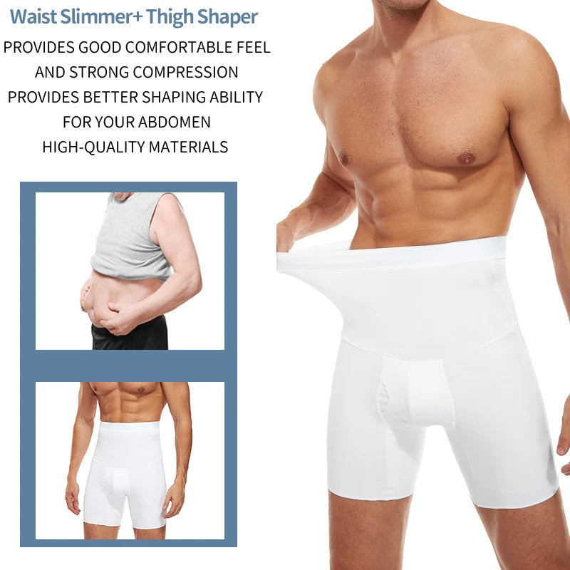 Men Body Shaper Tummy Control/Compression Shorts Belly Slimming Shapewear