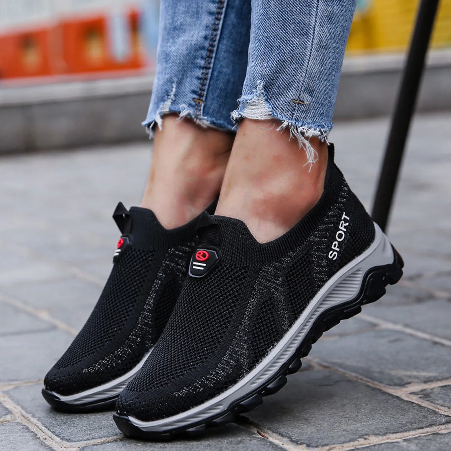 Mesh Running Sneaker Athletic Breathable Female Shoes For Women/2024 Sport Walking Shoes Footwear Outdoor Flats