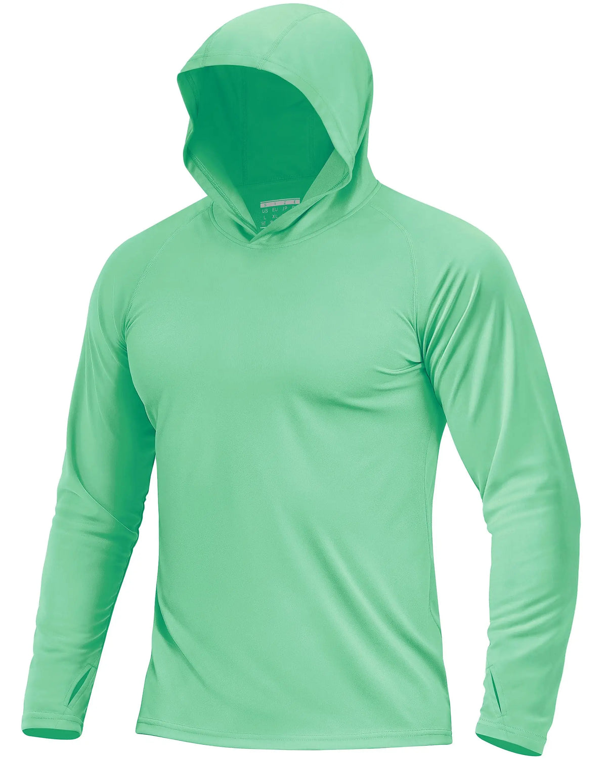 Men's UPF 50+ Sun Protection Hoodie Shirt Long Sleeve Quick Dry/Fishing Shirt Lightweight Outdoor Hiking Workout T-Shirt