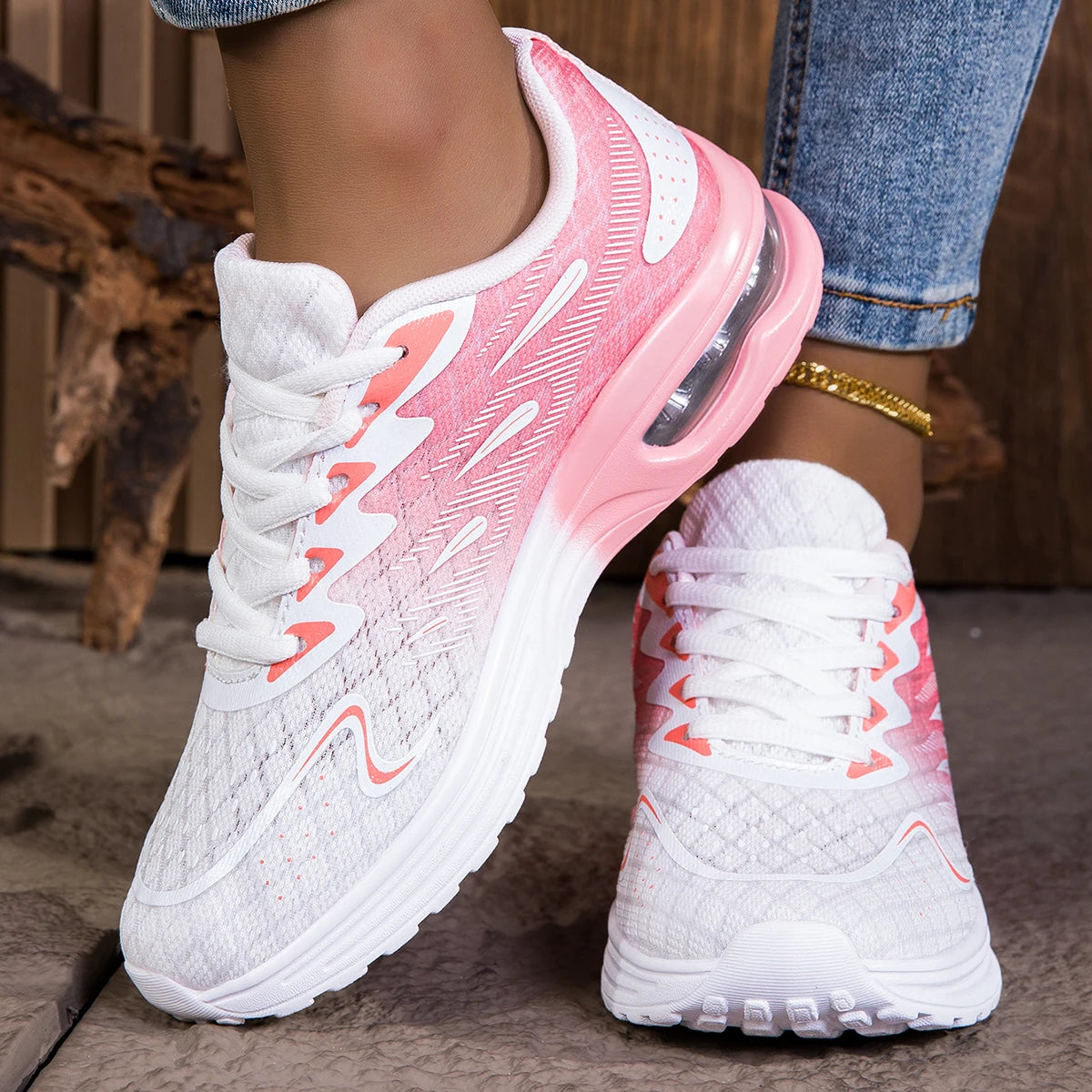 Women Sneakers Shoes Breathable Lightweight Running Shoes/Non Slip Wear Resistant Comfortable Women's Walking Shoes Woman